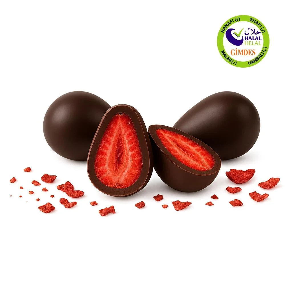Milat Chocolate Coated Strawberry Filled Snack